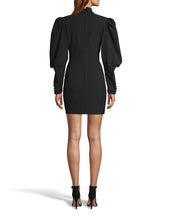 Load image into Gallery viewer, TECHY CREPE DOUBLE BREASTED BLAZER DRESS
