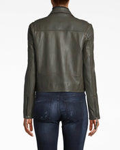 Load image into Gallery viewer, LEATHER MOTO JACKET

