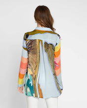 Load image into Gallery viewer, MY HAPPY PLACE SILK BOYFRIEND TOP
